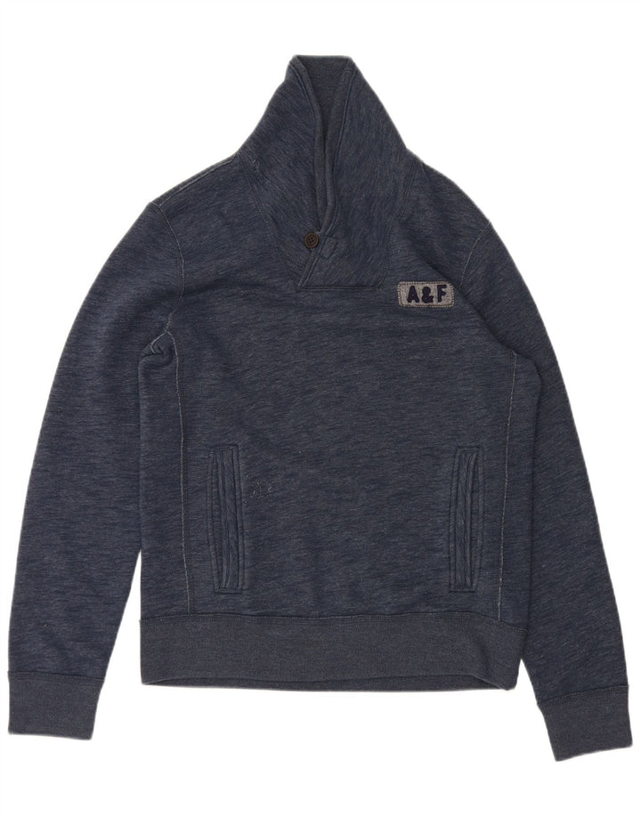 Abercrombie & Fitch Herren-Sweatshirt-Pullover, klein, marineblau gefleckt