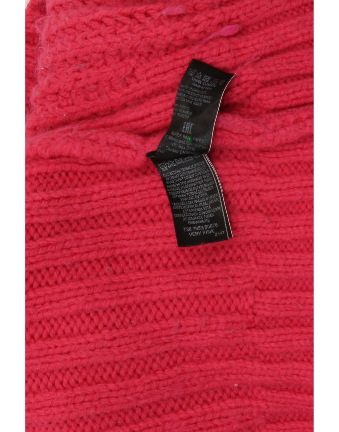Marks & Spencer Rollkragenpullover für Damen, Gr. 12, Mittelrosa