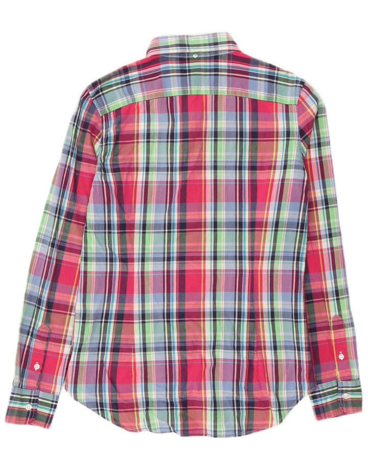 Ralph Lauren Damenhemd US 8 Medium Mehrfarbig kariert Baumwolle