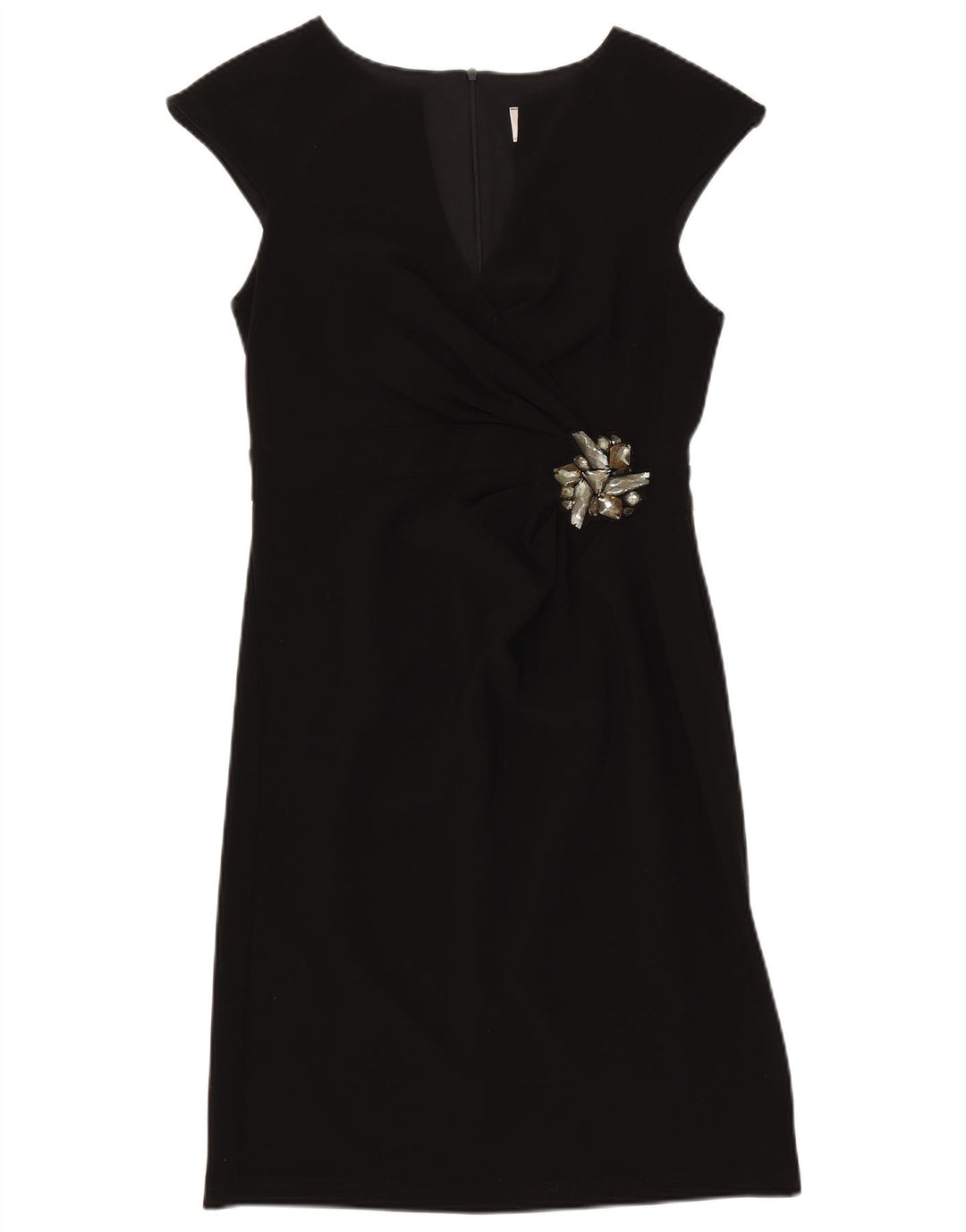 Joseph Ribkoff Damen A-Linien-Kleid UK 10 Small Schwarz Polyester