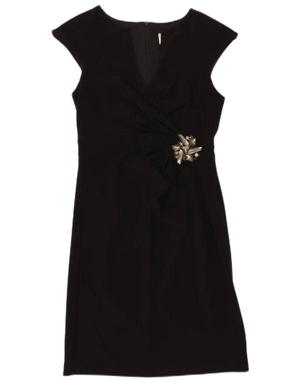 Joseph Ribkoff Damen A-Linien-Kleid UK 10 Small Schwarz Polyester