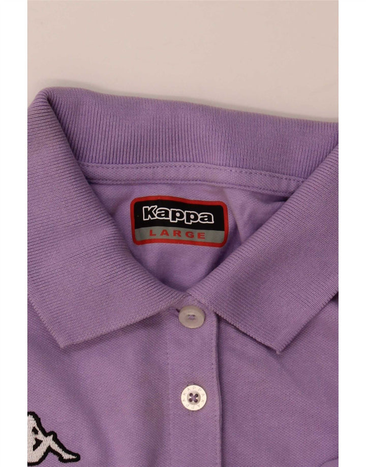 Kappa Damen Poloshirt UK 16 Large Lila