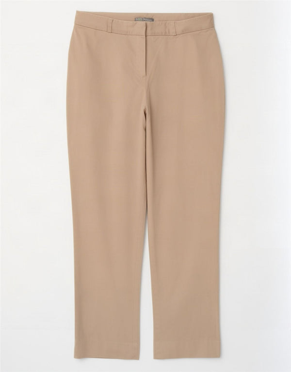 Marks & Spencer Damen Slim Casual Hose UK 14 Medium W32 L27 Beige