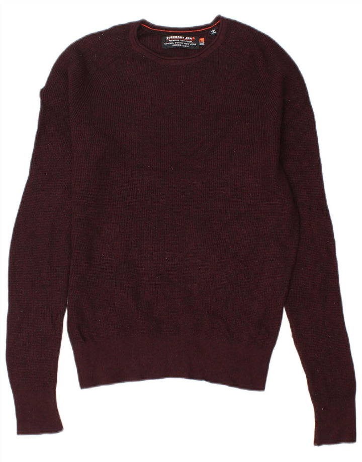 Superdry Damen-Pullover mit U-Boot-Ausschnitt, UK 12, mittelbraune Viskose
