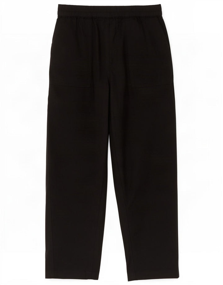 Marks & Spencer Damen Kurz geschnittene Hose UK 14 Medium W30 L26 Schwarz
