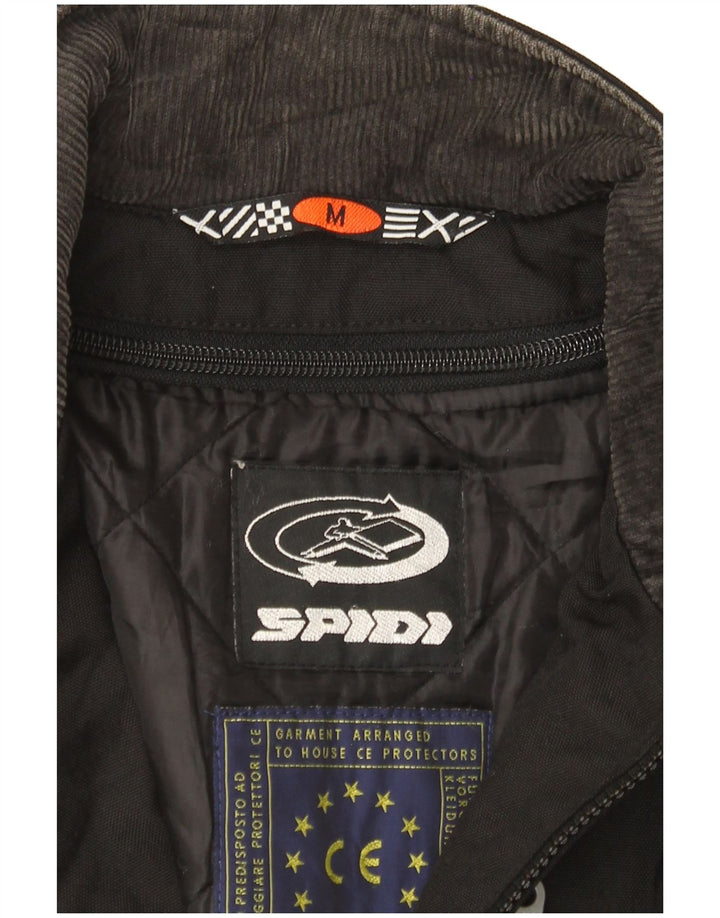 Spidi Herren Racer Jacke UK 38 Medium Schwarz Colourblock