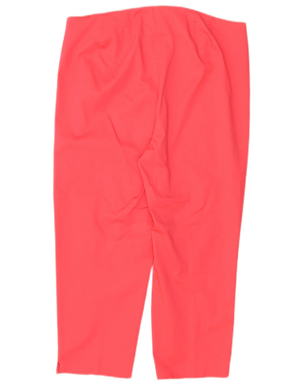 Marks & Spencer Damen Caprihose UK 14 Large W34 L22 Rosa Baumwolle