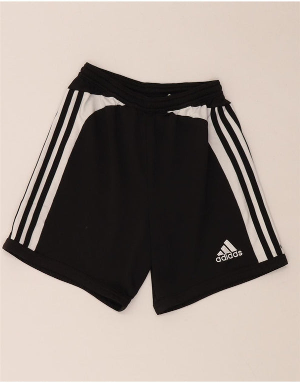 ADIDAS Sportshorts für Jungen, 12–13 Jahre, schwarzes Colourblock-Polyester