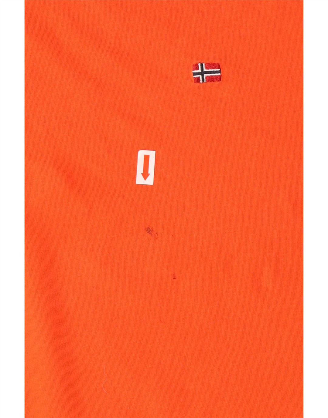 NAPAPIJRI Herren T-Shirt Top Large Orange Baumwolle