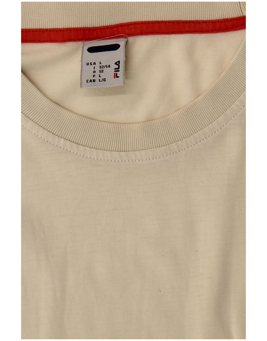 FILA Herren T-Shirt Top Large Beige