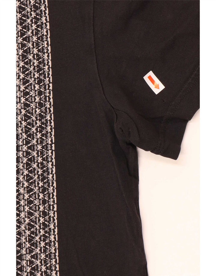 Adidas Herren Grafik T-Shirt Top Small Schwarz