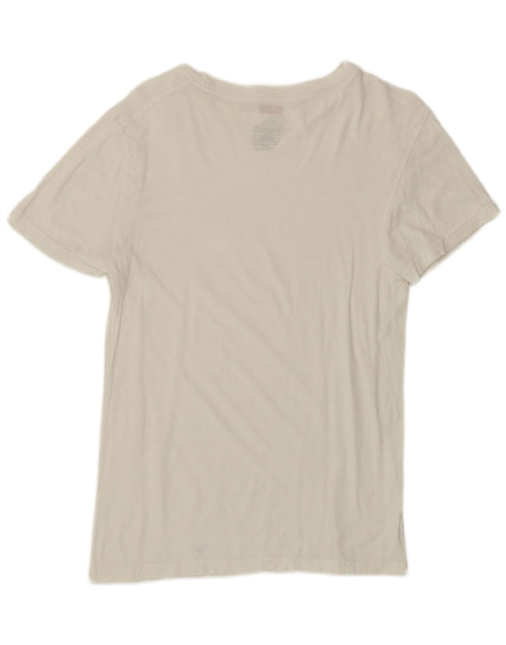 Levi's Herren T-Shirt Top UK 34/36 Small Weiße Baumwolle