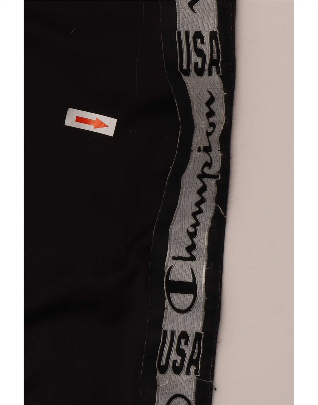 Champion Herren-Trainingshose mit Grafik, groß, schwarzes Farbblock-Polyester
