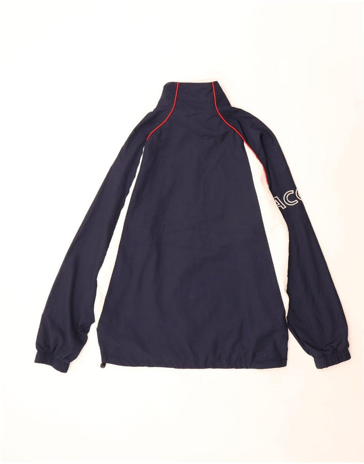 Lacoste Herren-Trainingsanzug-Oberteil, Jacke, Größe 3, klein, Marineblau, Farbblock