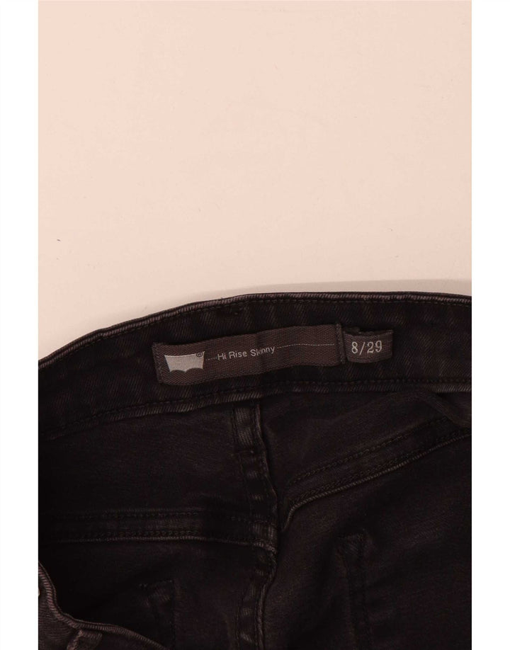 Levi's Damen High Waist Skinny Jeans W29 L31 Grau