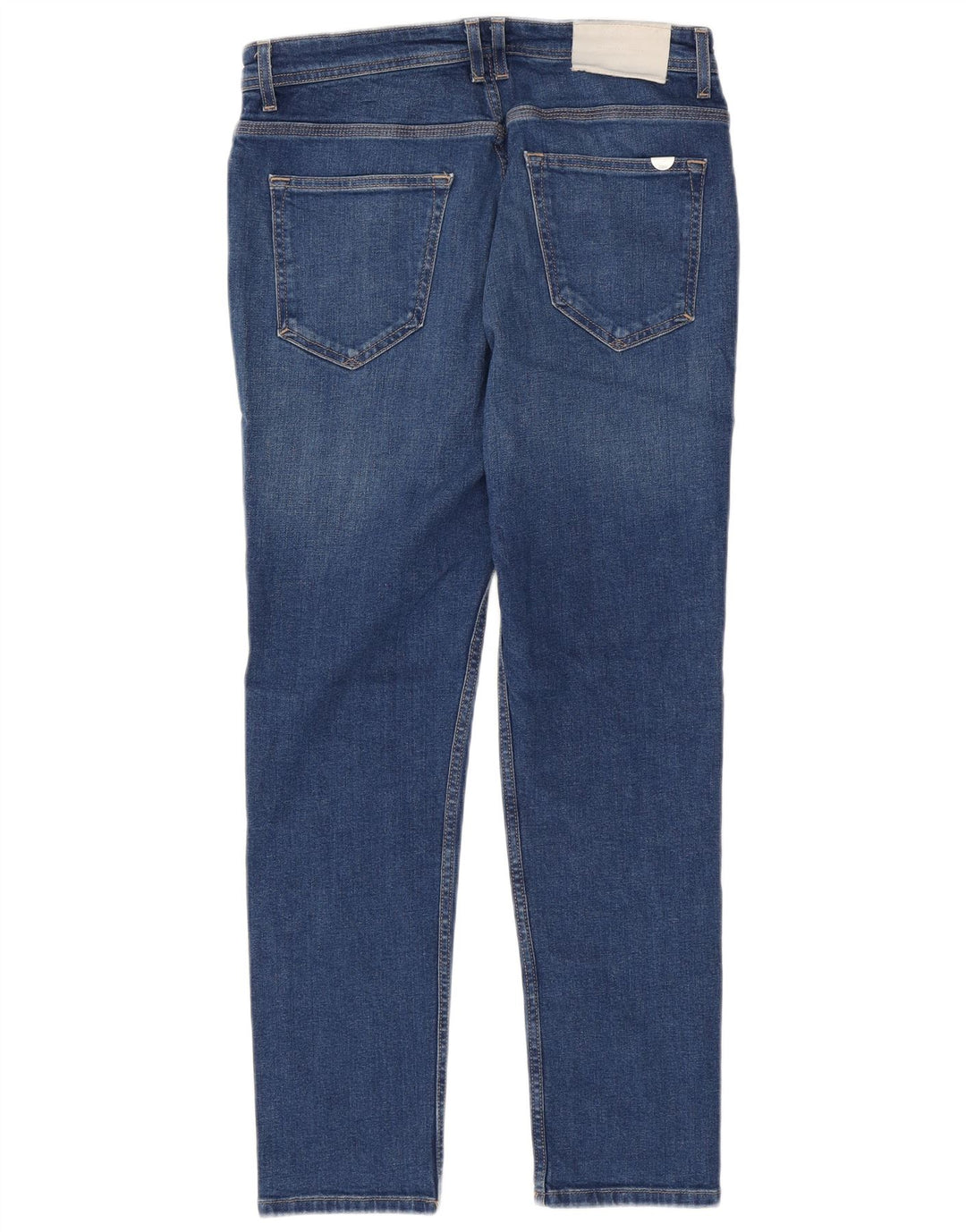 Zara Herren Slim Jeans EU 42 Large W32 L29 Blaue Baumwolle