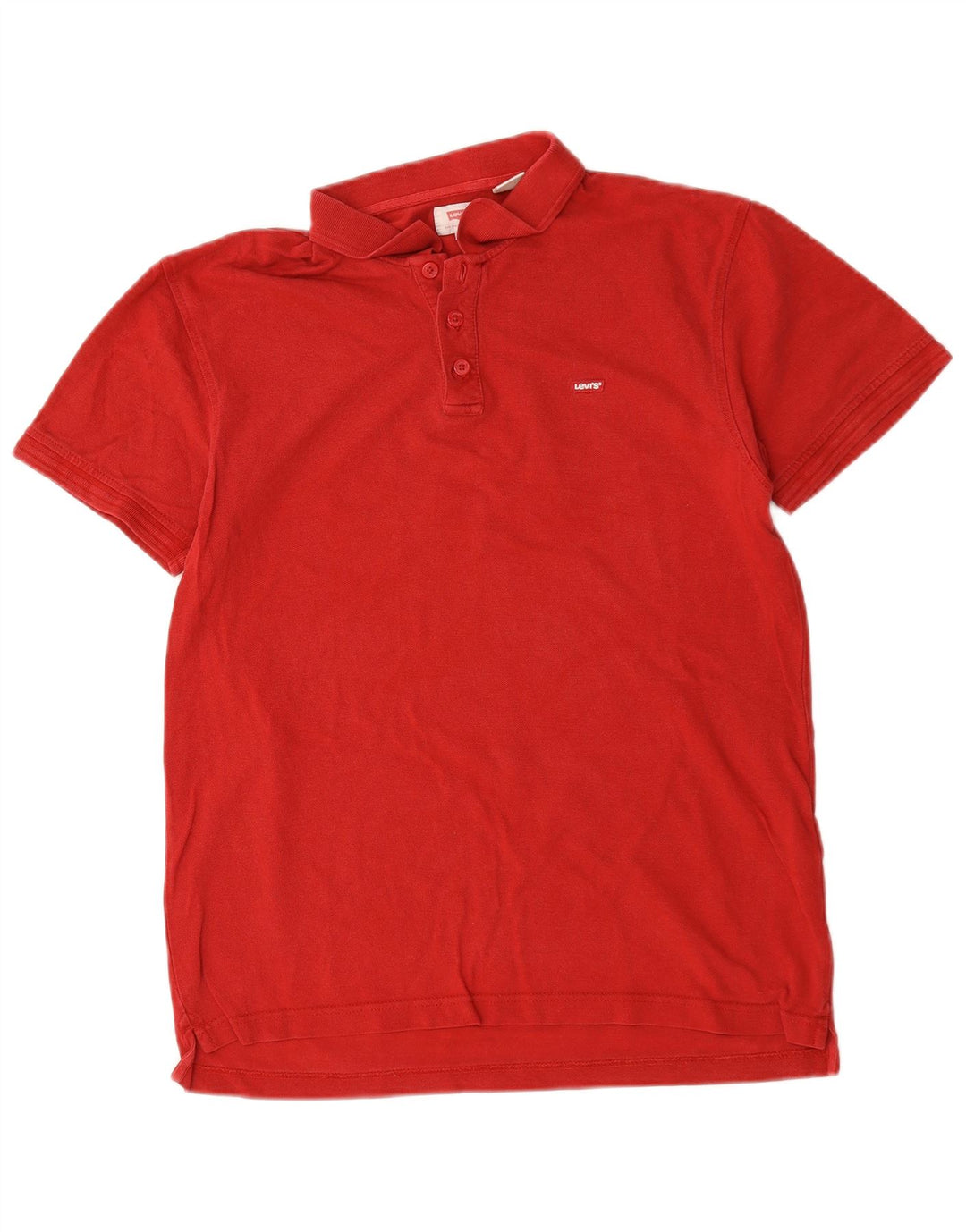 Levi's Herren-Poloshirt, große rote Baumwolle