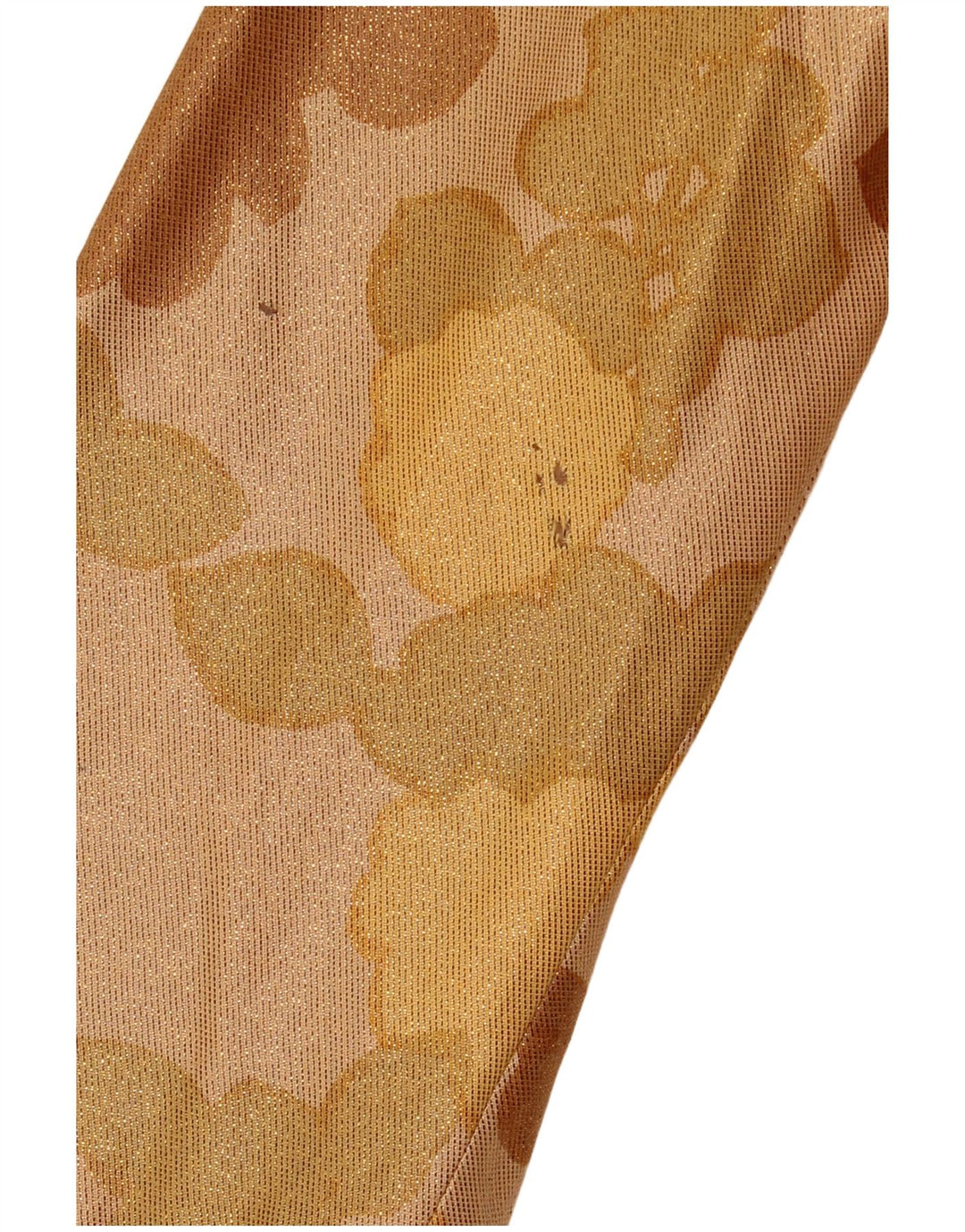 Vintage Damen 1 Knopf Crop Blazer Jacke UK 14 Mittelbraun geblümt