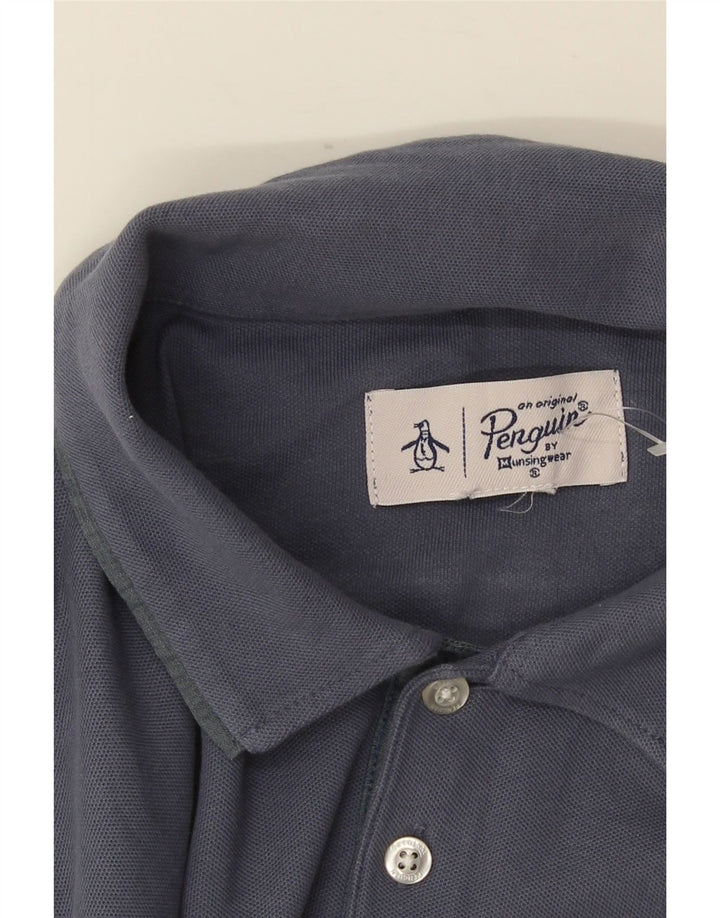 PINGUIN Herren-Poloshirt, Größe S, Marineblau