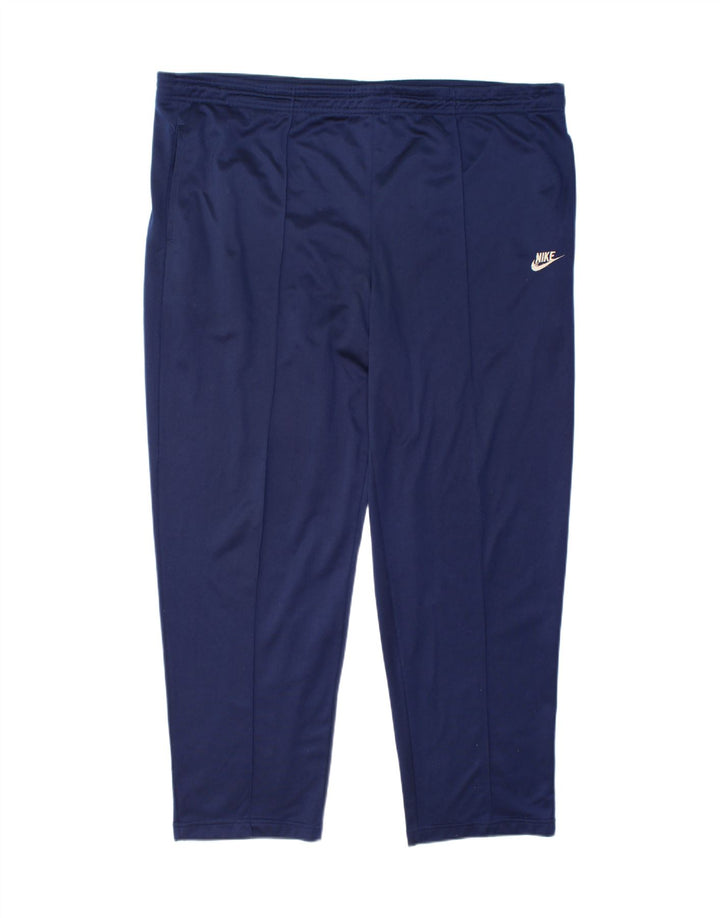 NIKE Mens Tracksuit Trousers XL  Navy Blue Polyester Vintage Nike and Second-Hand Nike from Messina Hembry 