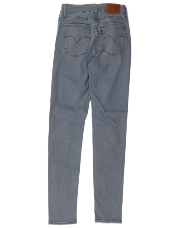 Levi's Damen Skinny Jeans W26 L30 Blaues Lyocell