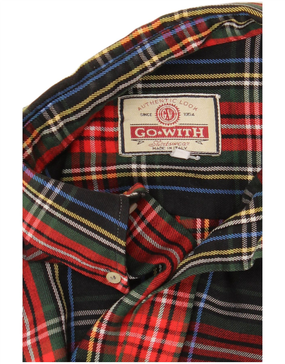 Vintage Herren Flanellhemd XL Schwarz Kariert