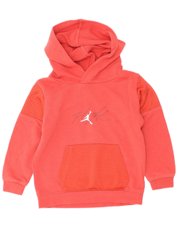 Jordan Baby-Jungen-Kapuzenpullover mit Grafik, 18–24 Monate, rotes Farbblockdesign