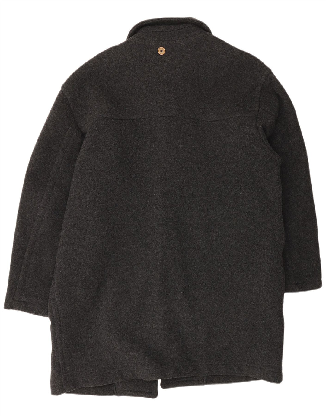 Pit Stop Herren Dufflecoat UK 40 Große graue Wolle
