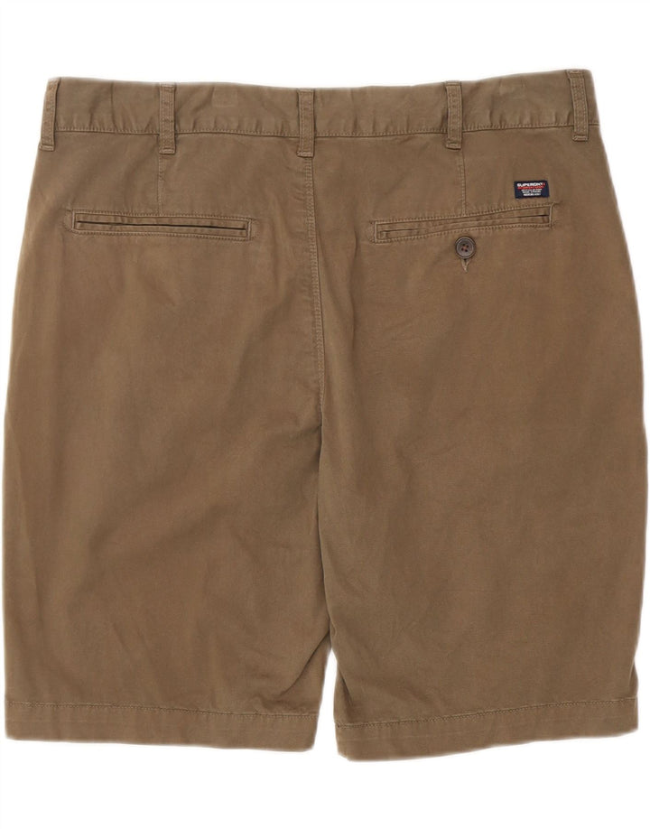Superdry Herren Chinoshorts W36 Large Khaki Baumwolle