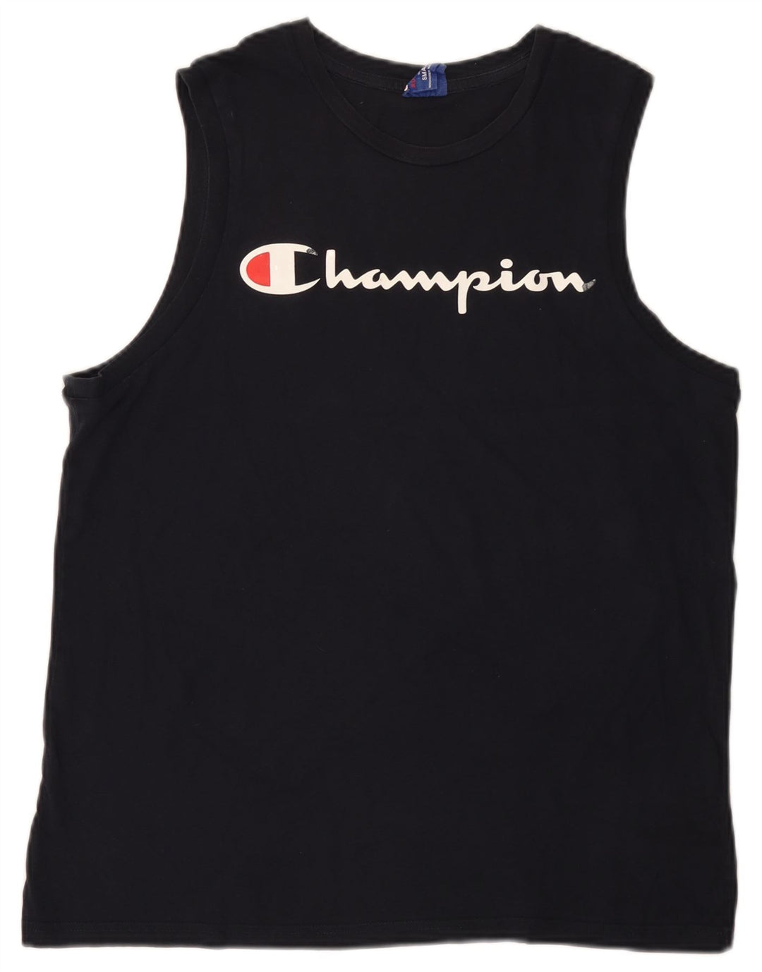 Champion Herren Grafik-Weste-Top, Größe S, Marineblau