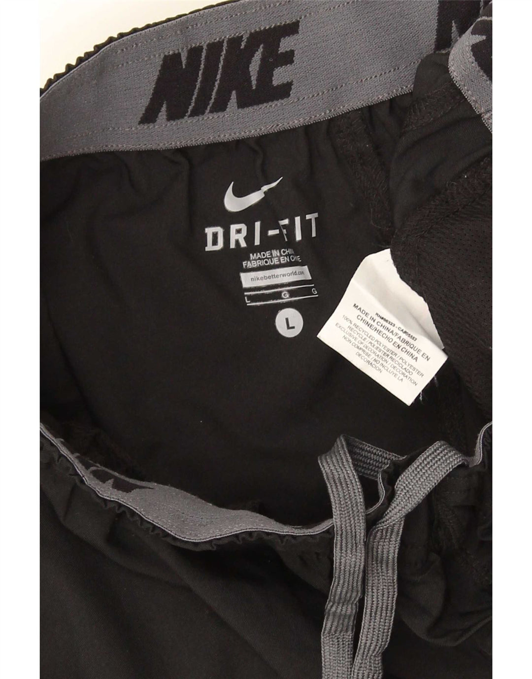 Nike Herren Dri Fit Trainingshose Joggers Large Schwarz Polyester