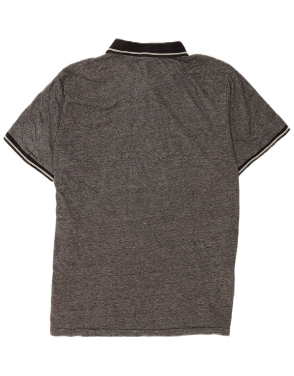 Pierre Cardin Herren Kurzarm-Poloshirt mit normaler Passform, XL, Grau meliert