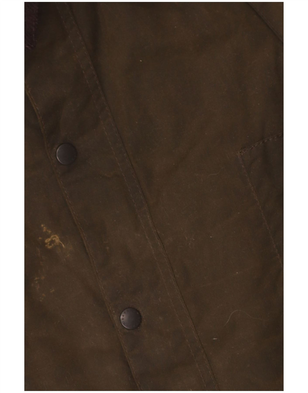 Barbour Jungen-Jacke aus gewachster Baumwolle mit Kapuze, 7–8 Jahre, Größe L, Khaki