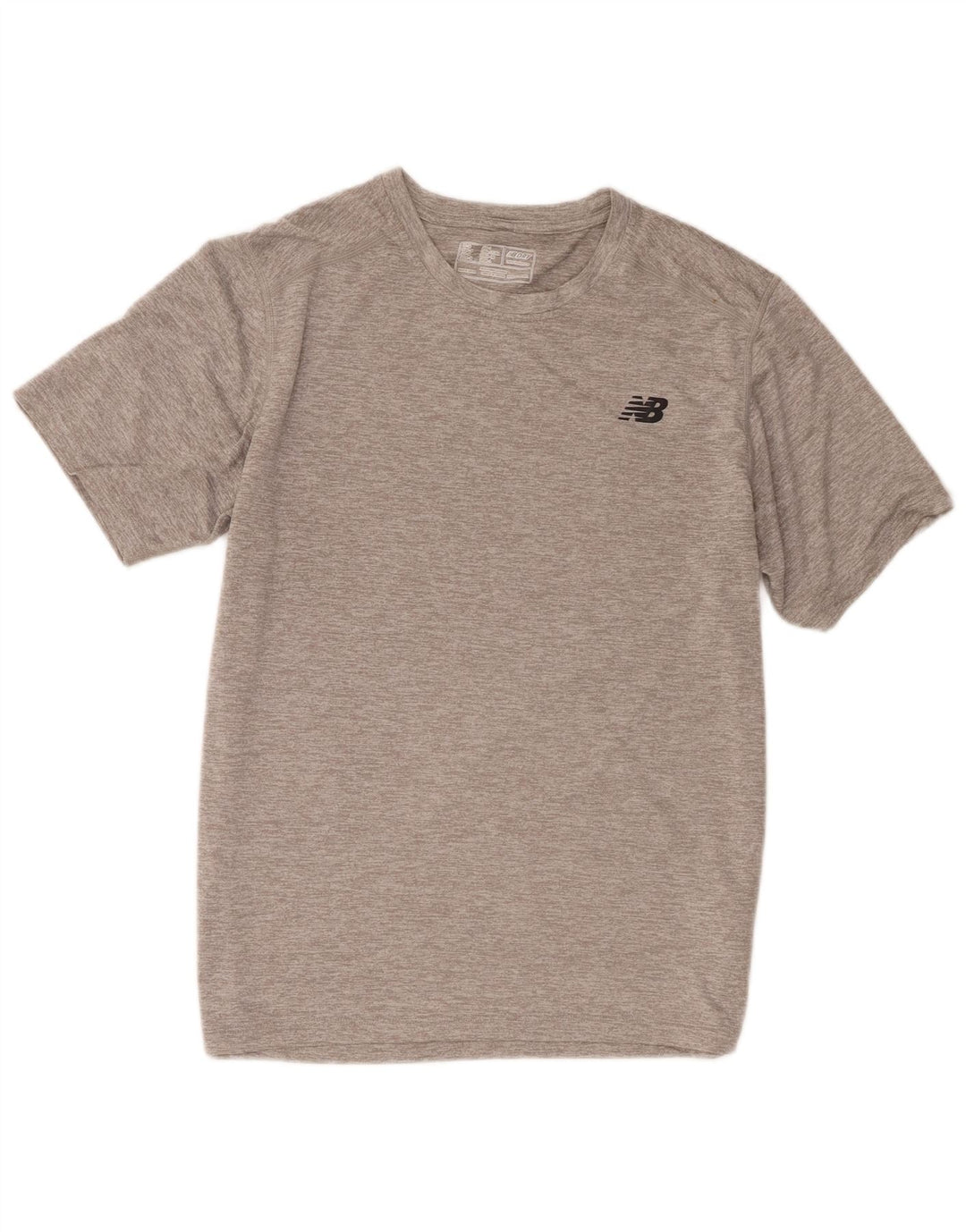 New Balance Herren T-Shirt Top Mittelgraues Polyester