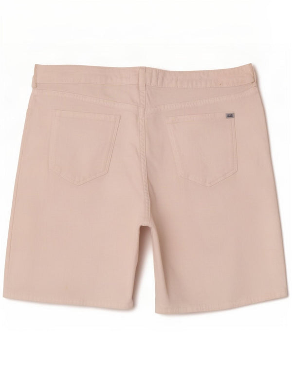 Fat Face Damen Jeansshorts UK 12 Medium W30 Weiße Baumwolle