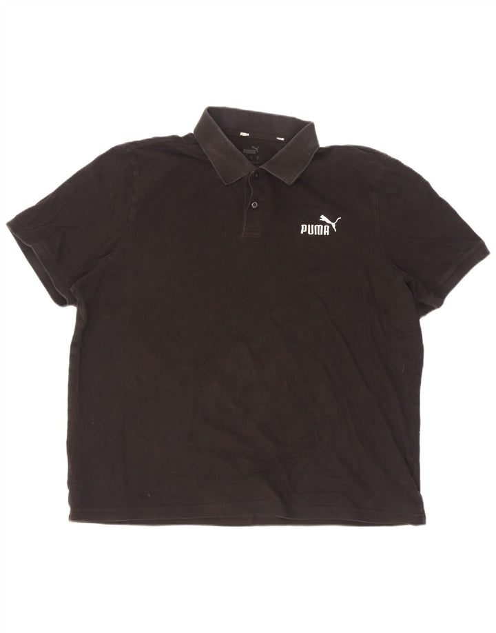 Puma Herren Poloshirt XL Schwarz Baumwolle