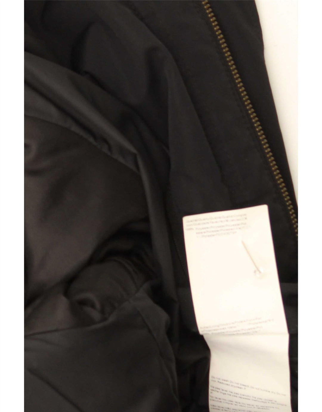 Hugo Boss Herrenmantel UK 42 XL Schwarz Polyester