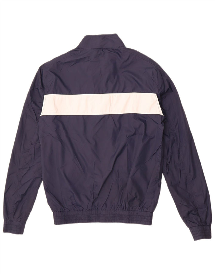 Superdry Damen-Trainingsanzug-Top-Jacke, UK 10, Größe S, Marineblau, Farbblock