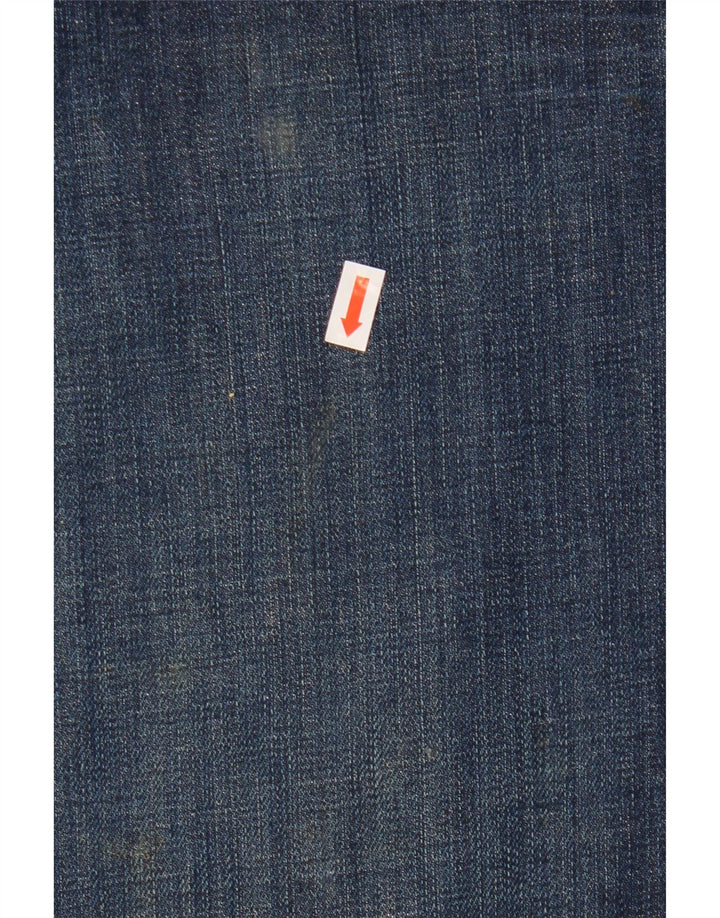 CALVIN KLEIN Damen Bootcut Jeans US 10 Medium W32 L28 Blaue Baumwolle