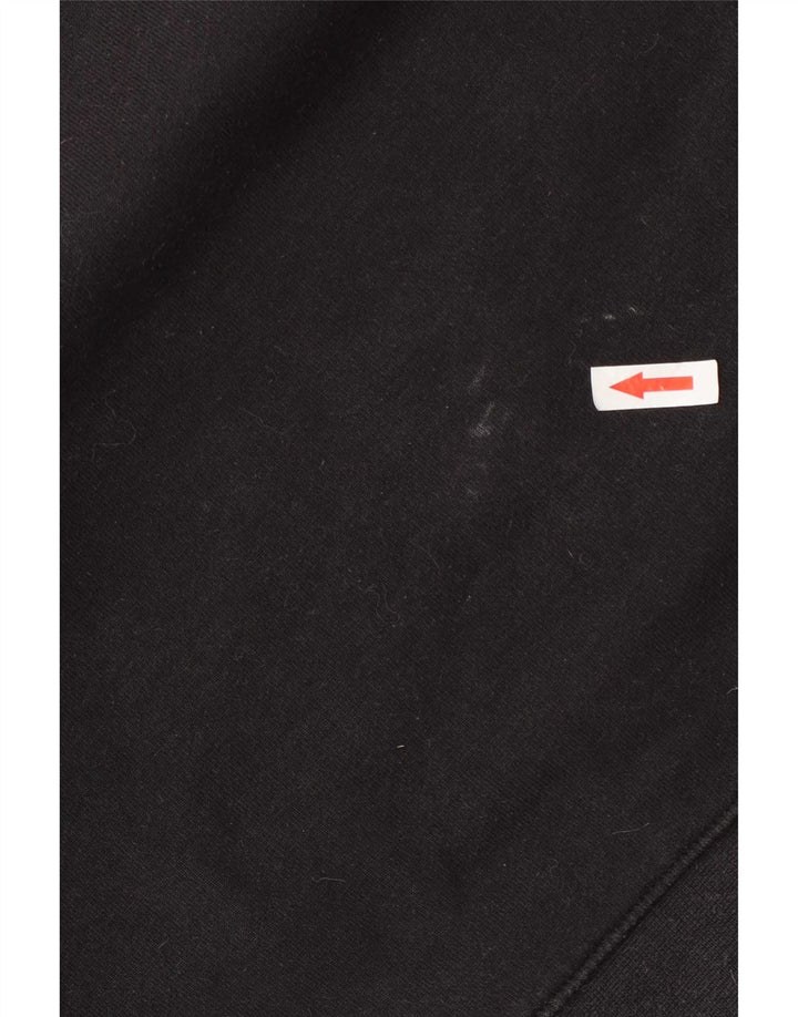 Nike Herren-Sweatshirt mit Grafik, mittelgroß, Schwarz, Colourblock-Baumwolle