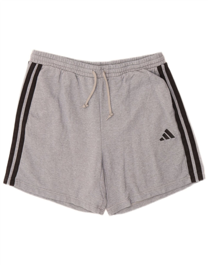 ADIDAS Herren Sport Shorts XL Grau Baumwolle