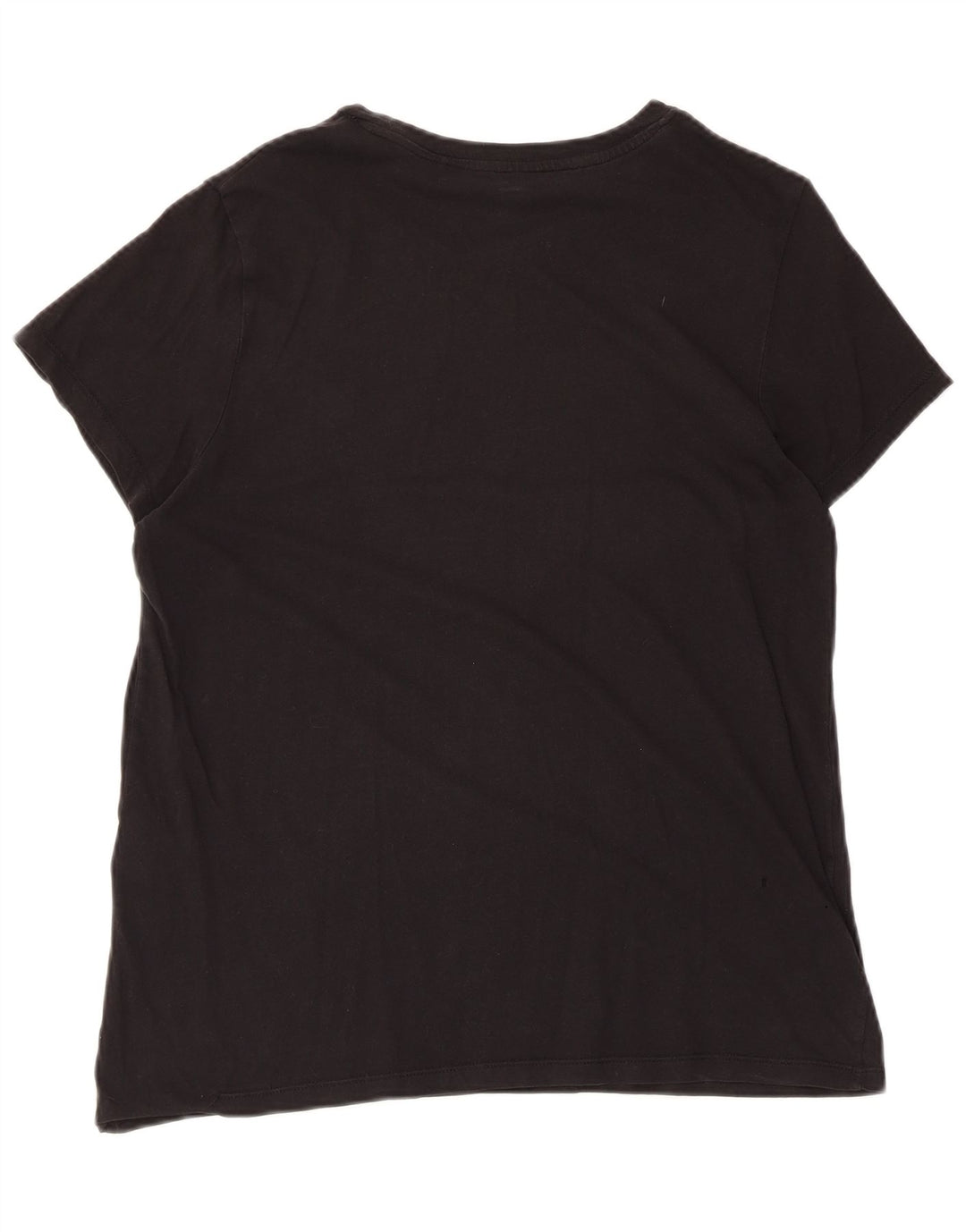 Levi's Damen Grafik-T-Shirt-Oberteil UK 14 Large Schwarz