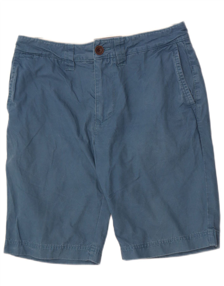 Fat Face Herren Chinoshorts W30 mittelblaue Baumwolle