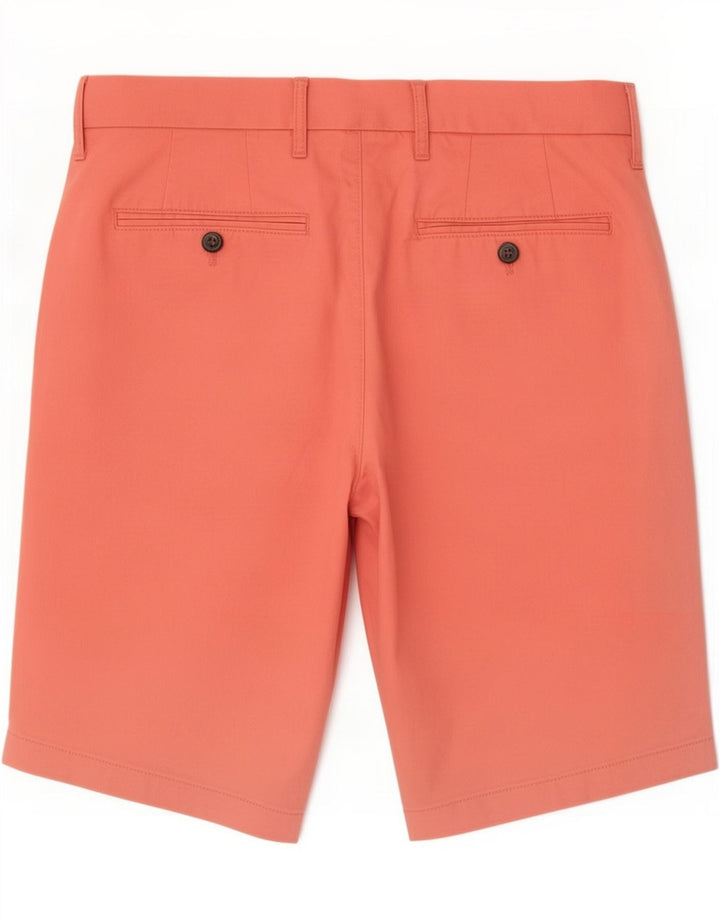 Marks & Spencer Herren-Chinoshorts, normal, W30, mittelorange Baumwolle
