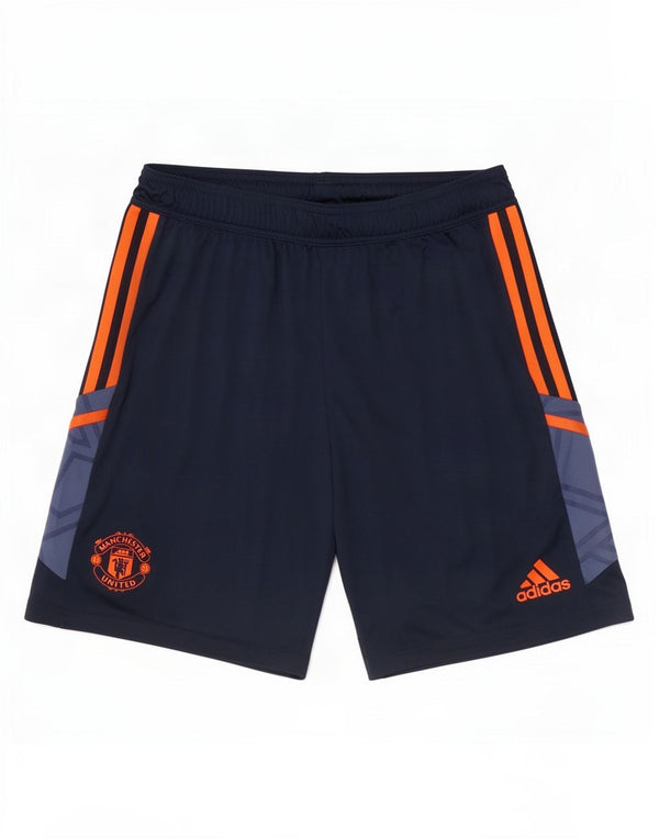 Adidas Herren Manchester United Sportshorts Medium Marineblau Farbblock