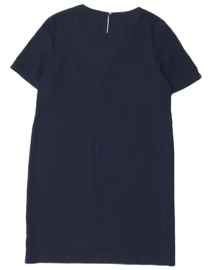 Marks & Spencer Damen-Etuikleid in regulärer Größe, UK 12, mittelmarineblau, Polyester