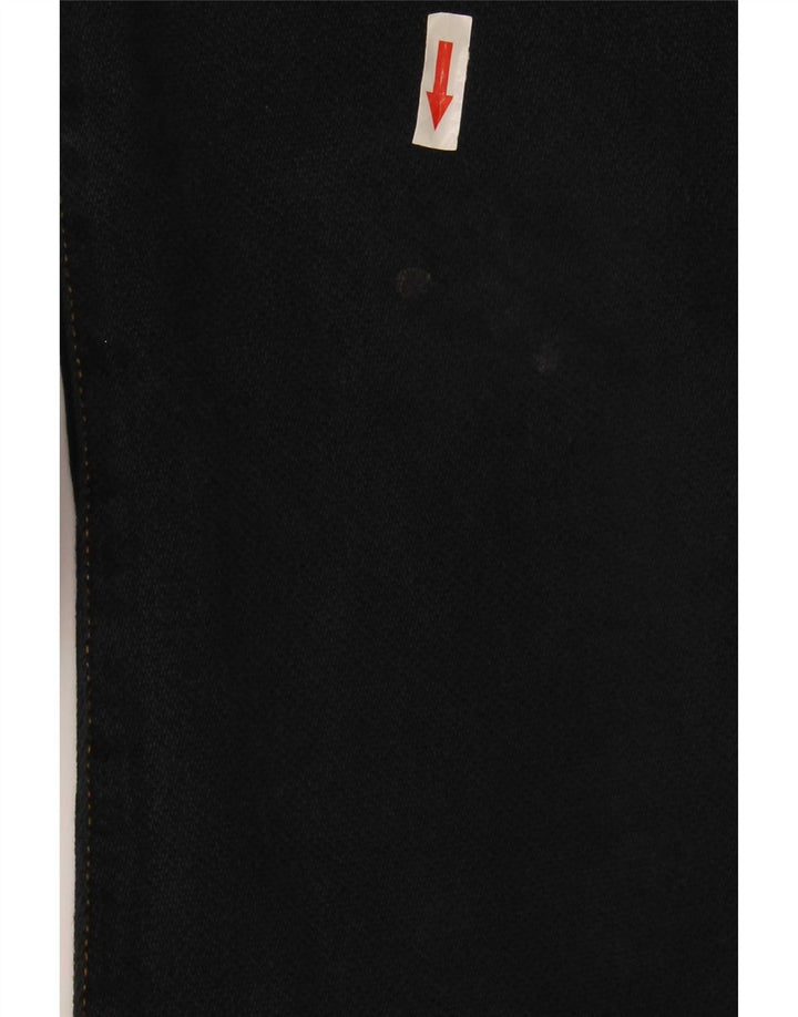 Sasch Damen Straight Jeans W32 L34 Marineblaue Baumwolle