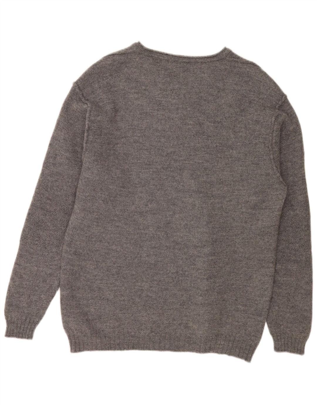 Sixty Herren-Pullover mit V-Ausschnitt, 2XL, graue Wolle