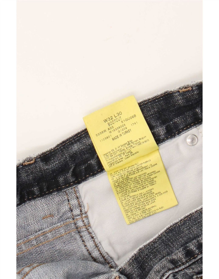 Wrangler Herren Bootcut Jeans W32 L27 Blaue Baumwolle