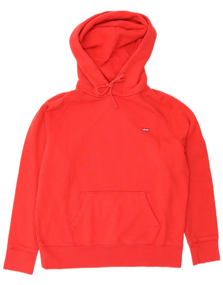 Levi's Herren-Kapuzenpullover aus mittelroter Baumwolle